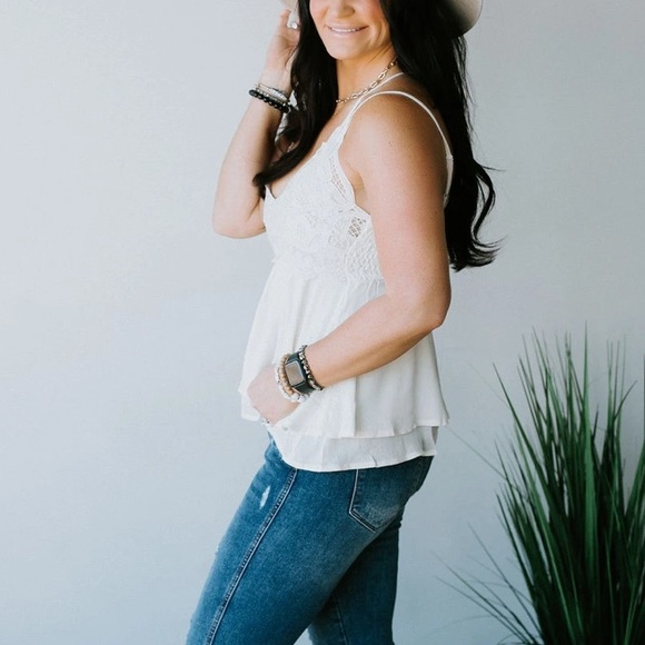 🔹New🔹Layered Bodice Babydoll Tank Top - Picture 3 of 8